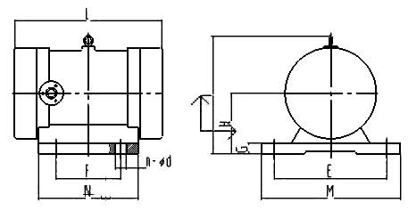 YZU振動電機(jī)安裝原理圖